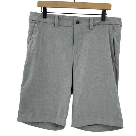 Lululemon Cotton Grey Shorts Sz 36 - Picture 1 of 4